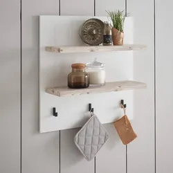 Wandregal Wandboard in Weiß im Landhausstil