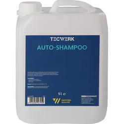 TECWERK Autoshampoo 5 l Kanister mit reinigungsaktivem Schaum 1: 20 ca. 1: 20