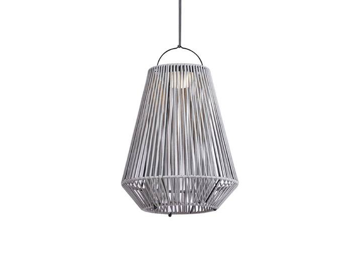 Lampe de table bohème grise avec LED à 3 niveaux à intensité