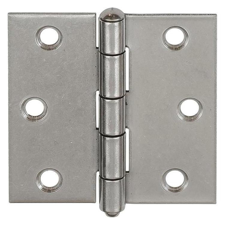Vormann Scharnier Breite 63 mm Stärke 1,5 mm Edelstahl V2A käntig (010614060)