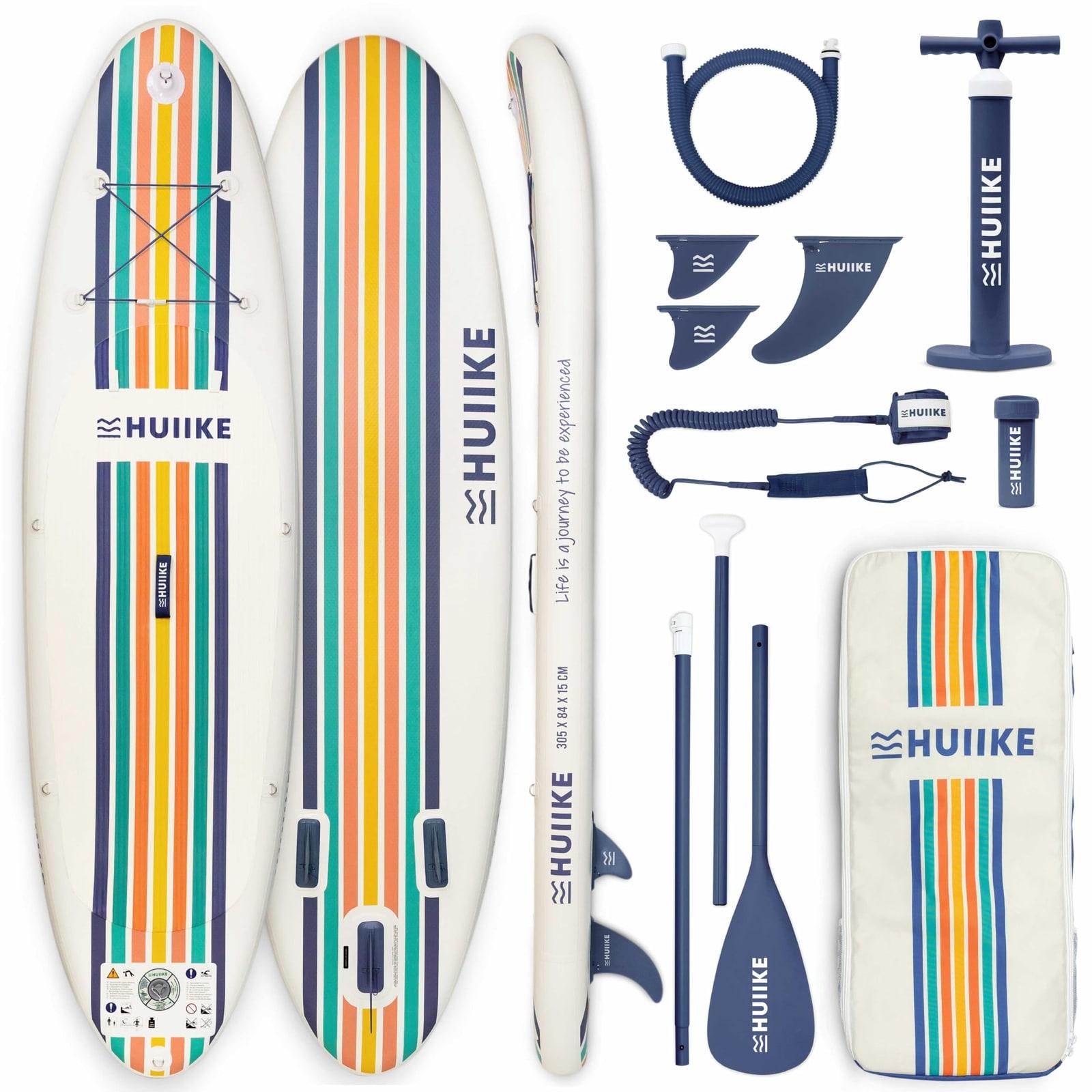 SUP-Board Stand-Up-Paddleboard Paddelboard - 10 ft - bis 130 kg - Mit Zubehör für 2 Personen