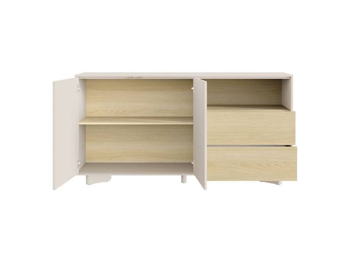 Zweiturige Kommode Distria mit Schubladen, 156 cm,