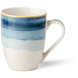 Kaffeebecher 350 ml Porzellan Blau