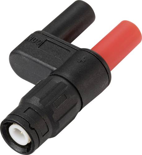 VOLTCRAFT MSC-110 Adapterstecker BNC-Stecker - Buchse 4mm gerade, isoliert Schwarz