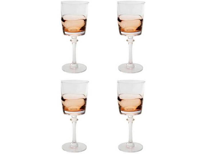 Glas KARE DESIGN Mimi Amber , orange, B:8,6cm H:20,6cm, Glas, Trinkgefässe, Glas, Rotwein-, Sekt- oder Wasserglas