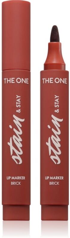 Oriflame The One Stain & Stay rouge à lèvres longue tenue feutre teinte Brick 2.5 g