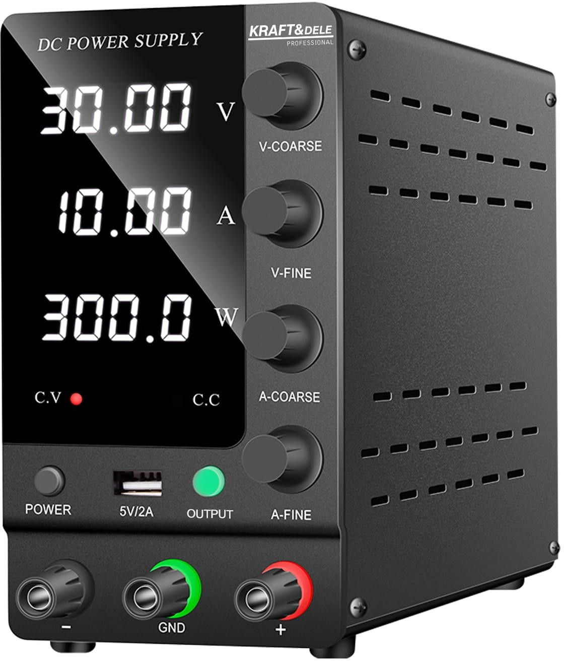 Nikcorp Precisie laboratoriumvoeding, 30V, 10A
