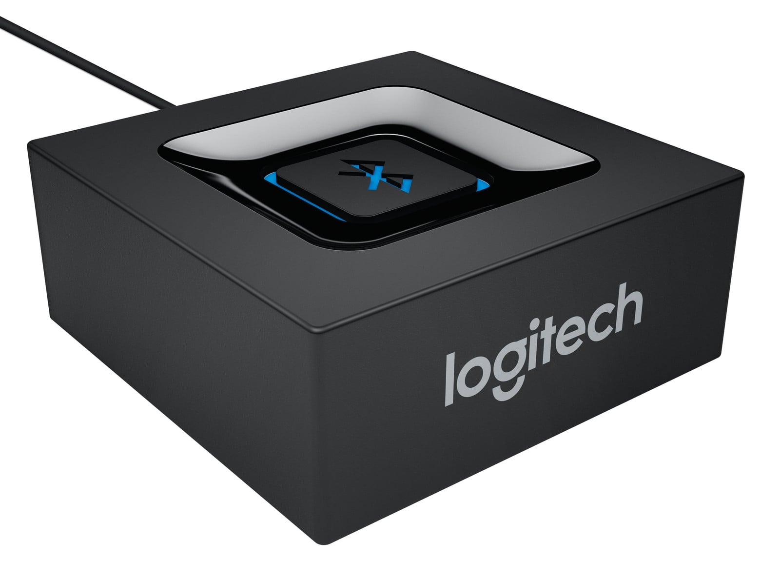 Logitech Bluetooth-audioadapter draadloze audio-receiver met 3,5 mm jack, zwart