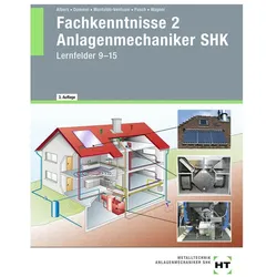 Fachkenntnisse 2 Anlagenmechaniker SHK, Schulbücher von Joachim Albers, Rainer Dommel, Henry Montaldo-Ventsam, Peter Pusch, Josef Wagner