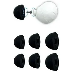 Comply TrueGrip Schaumstoff-Ohrhörer (Samsung Galaxy Buds2 Pro), Kopfhörer Ersatzteile, Schwarz