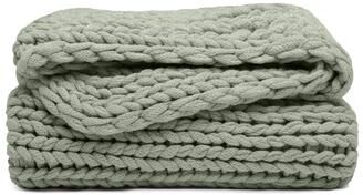 Becky Cameron Soft Handmade Chunky Knit Throw Blanket