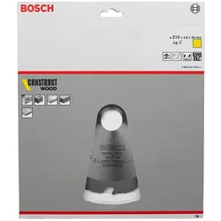 Bosch HM Sägeblatt Construct Wood 210x2,8x30 mm Z=14