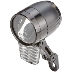 LED-Scheinwerfer 100 Lux, für E-Bikes und Nabendynamo, abnehmbarer Reflektor