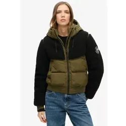 Superdry für Damen. W5011758A Everest Hybrid-Bomberjacke grün (L), Lässig, Polyester, Nachhaltig