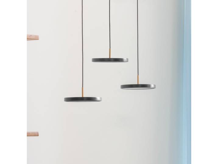 Suspension Asteria Micro V2 gris anthracite - UMAGE - Salon / séjour - Scandinave - Métal - À ampoule unique