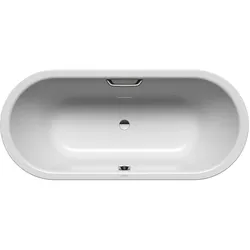 Kaldewei CLASSIC DUO OVAL Badewanne, oval, 1800x800 mm, Alpinweiß, mit Griffloch