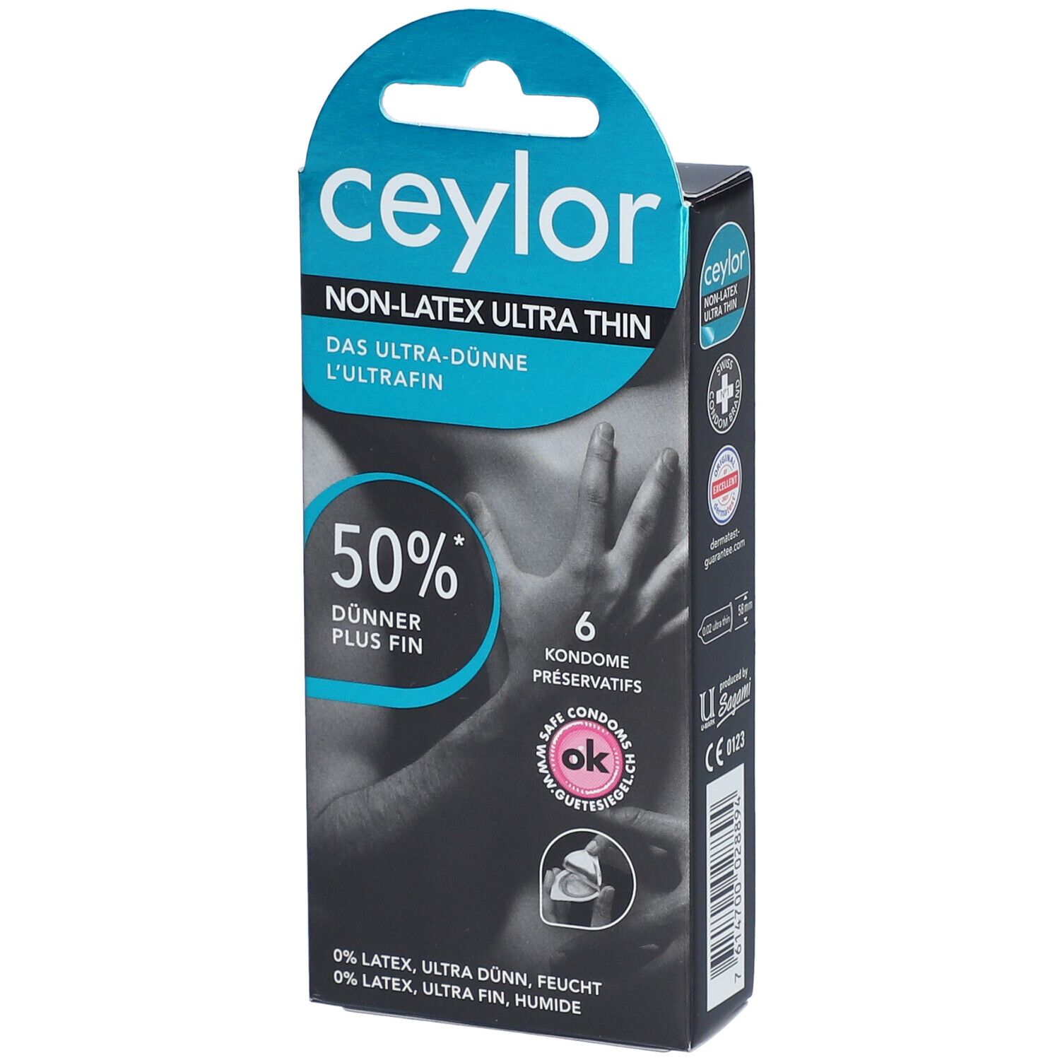 Ceylor Non Latex Präservativ Ultra Thin 6 Stk St Kondome