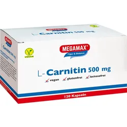 L-Carnitin 500mg Megamax 120 ST