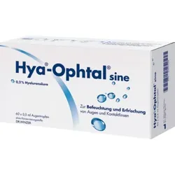 HYA OPHTAL sine Augentropfen 60X0.5 ml Augentropfen