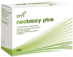 OTI Srl Oti Neobioxy Plus Integratore Alimentare Transito Intestinale 14 bustine - Promuovi un Transito Intestinale Sano