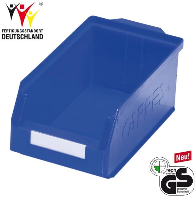 Kappes Lagersichtkasten RasterPlan Gr. 4 blau (6003.00.0250)