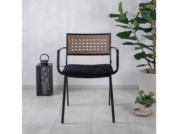 Nohr Tuinstoel Leontyne Wicker - Naturel