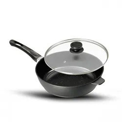 KING BRATPFANNE King Keramik mit Glasdeckel ø 28 cm tief