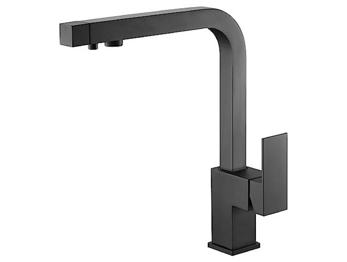 Imex Capri Osmose-Spültischarmatur, Wasserhahn Küchenarmaturen, für die Küche, mattschwarz
