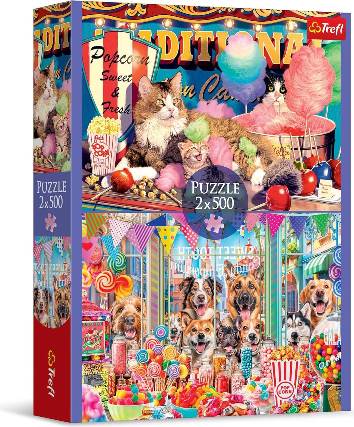 Trefl 37495 Puzzel Dieren met 500 stukjes