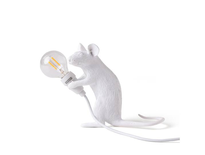 Mouse Lamp Mac Sitting Tischleuchte - Seletti Mouse Lamp Valentine - Wohnzimmer - Design - Kunststoff