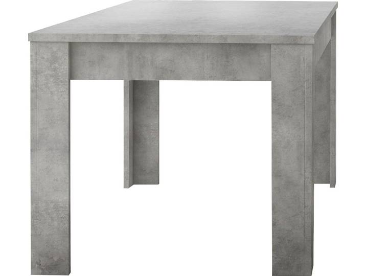 Esstisch HOME AFFAIRE Dama 180 x 90 cm, Küchentisch, Esszimmertisch , grau (beton, optik, beton, optik, beton, optik), B:180cm H:79cm T:90cm, Tische, Esstisch, rechteckig, Tischplattenstärke 22 mm, verschiedene Farben