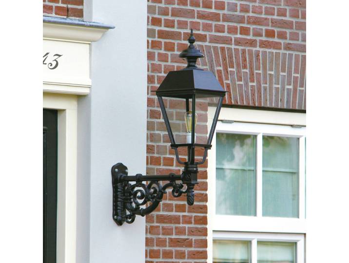 K.S. Verlichting Außenwandleuchte M43, klar / transparent, Metall