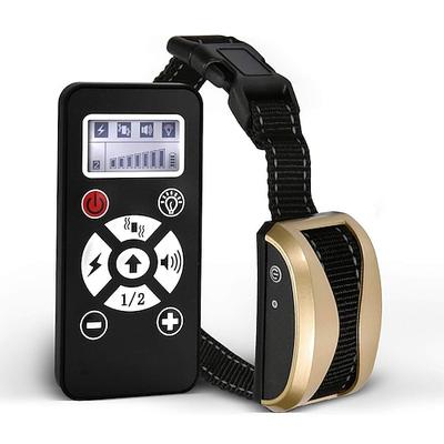 haustier hundehalsband fernbedienung wasserdicht wiederaufladbar lcd schock vibrationen soundhalsband 181