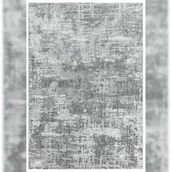 Teppich Velours Metallic-Glanz abstrakt | 200x290cm, 11mm Florhöhe | Silbergrau | Langlebig | Großes Wohnzimmer | PARMA-Sorbolo | Kadima Design