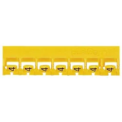 Legrand 037806 Kennzeichnungssystem Memocab Ziffer:4 gelb