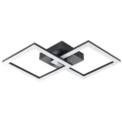 Eglo HUERTA-E LED Deckenleuchte Schwarz 74058