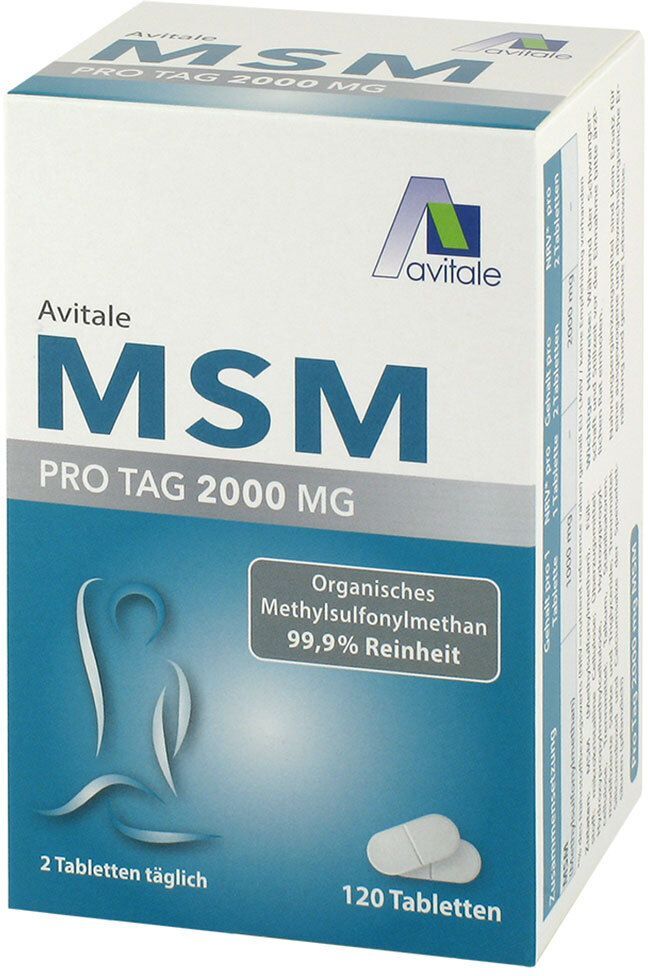 Avitale MSM 2000 mg Tabletten 120 St