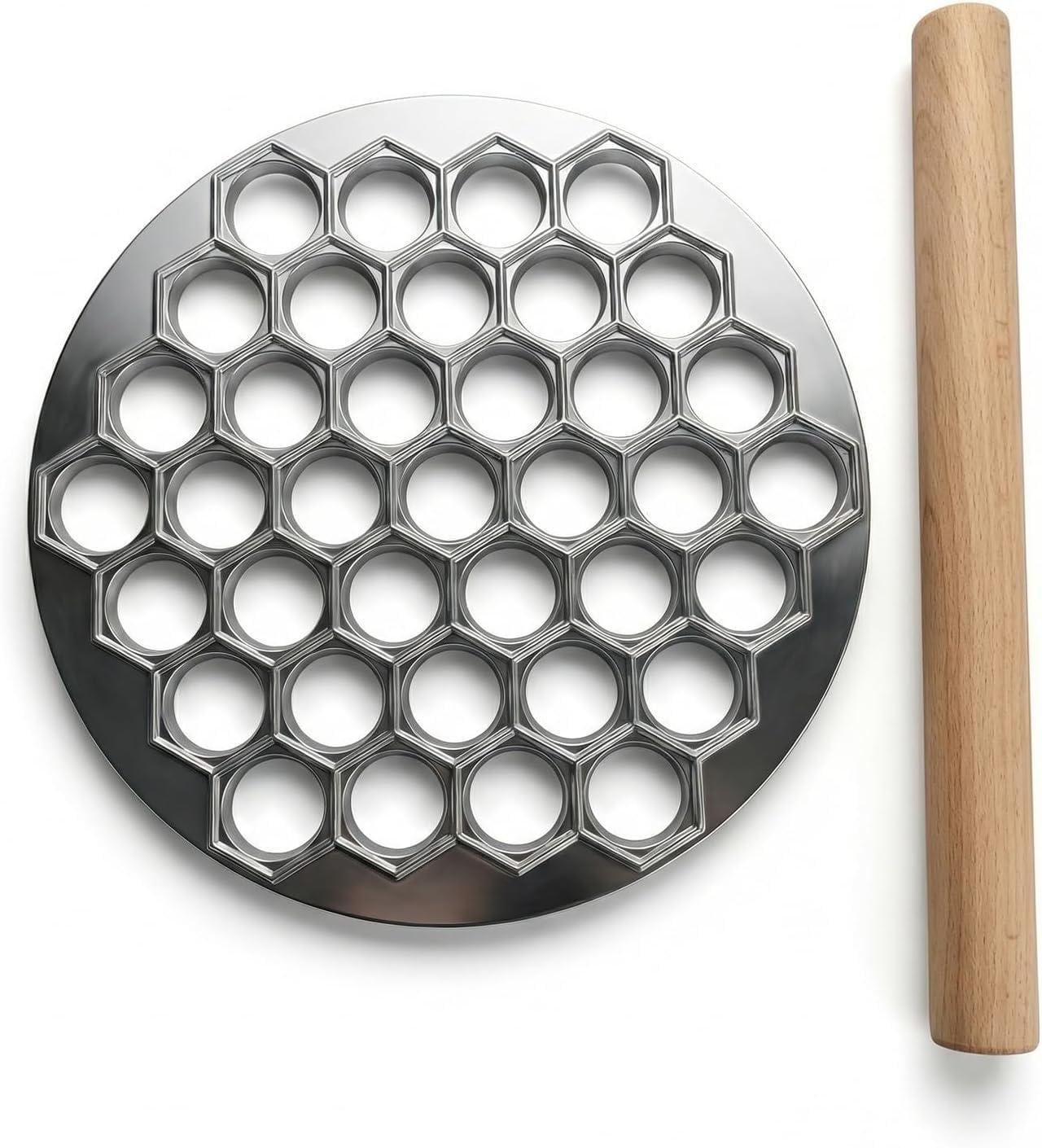 Wontonvorm met 37 holtes van zinklegering voor dumplings