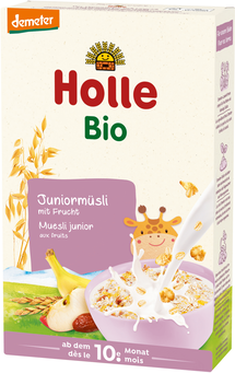 Holle Papa de Cereais e Fruta Biológicos 250 gr
