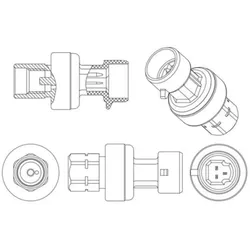 Druckschalter Klimaanlage MAHLE ASE 4 000P für Opel Chevrolet Cadillac Saab BLS