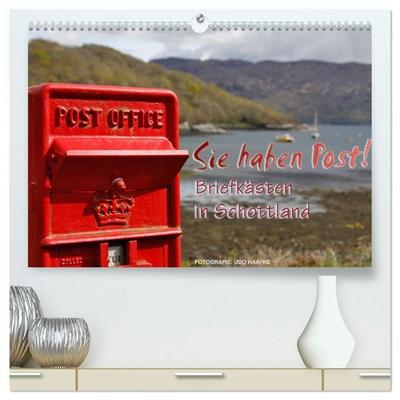 Sie haben Post - Briefkästen in Schottland (hochwertiger Premium Wandkalender 2027 DIN A2 quer), Kunstdruck in Hochglanz