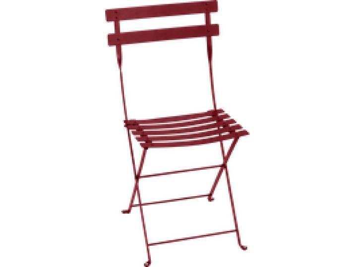 Lot de 2 Chaises Pliantes Bistro Métal en Acier