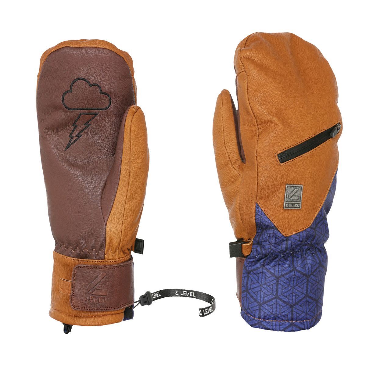 Level Pulsar Mitten pk brown (38) XS 2327UM-38-XS