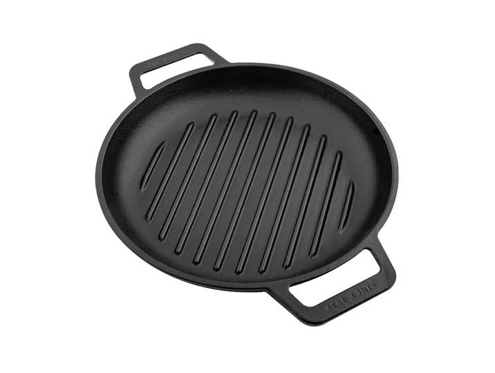 Victoria Victoria poêle grill en fonte deux poignées enameled Ø25 cm