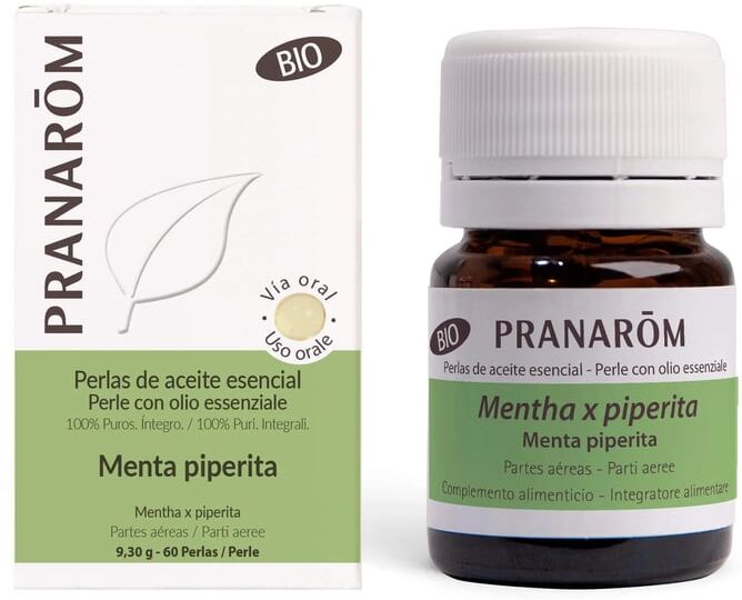 Pranarom Aceite Esencial de Menta Piperita Bio 60 Perlas