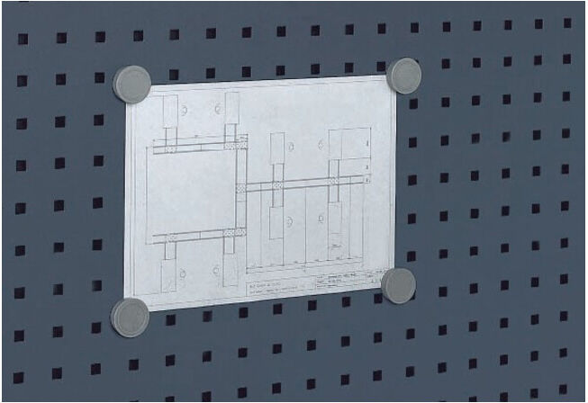 bott Support magnétique D35 mm pour panneaux perforés (80501001)