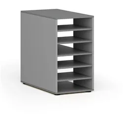 PRIMO GRAY Regalschrank für Werkbank, rechts, grau/Graphit