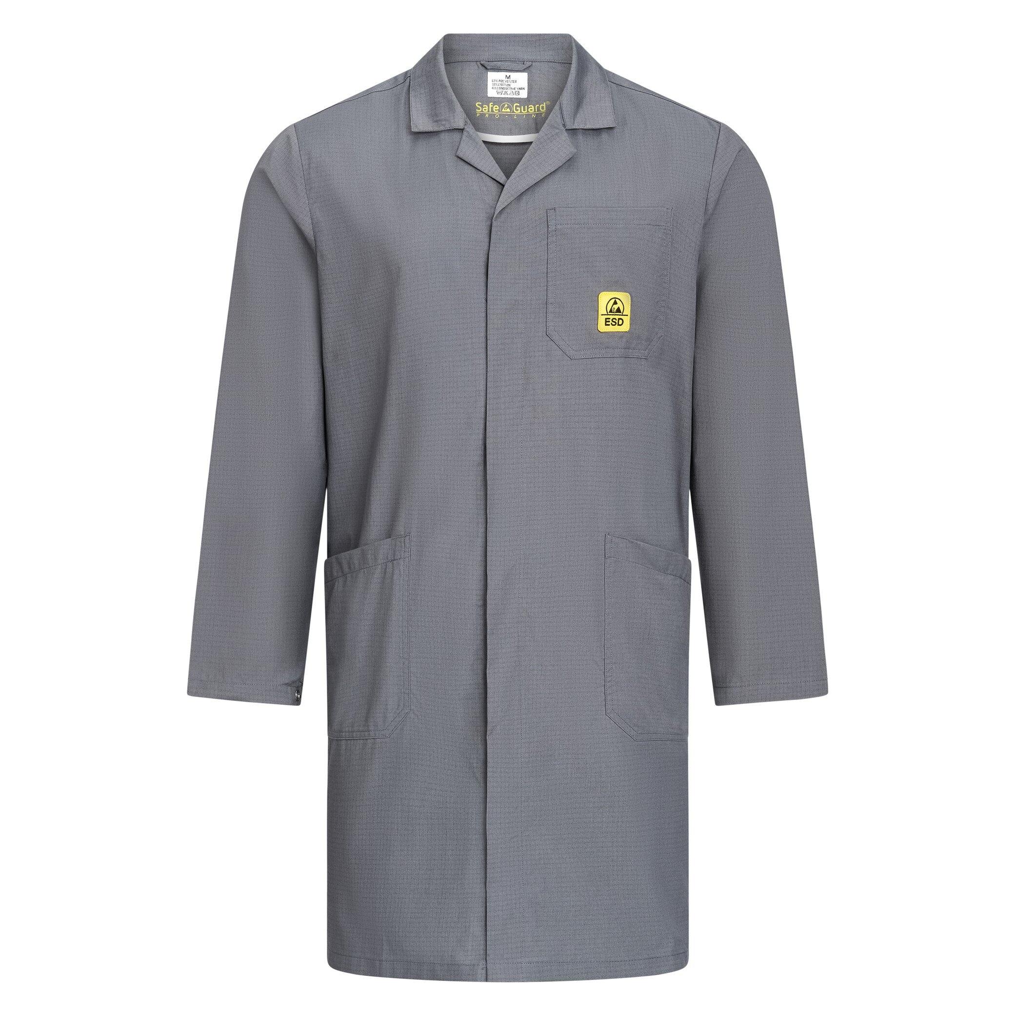 Top Swede ESD-Arbeitsmantel "Pro-Line, grau Grösse 4XL (4XL) (SG-AM-GR-146-L-PRO LINE-4XL)