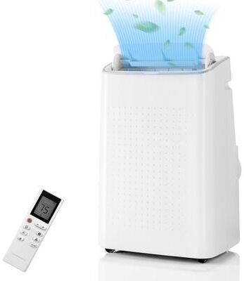 Garvee Portable Air Conditioners 14000 BTU with Remote Control Cools up to 700 Sq.ft 3 in 1 Mini Standing AC Unit