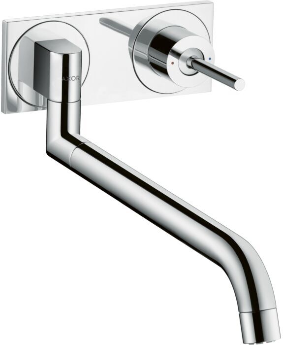 Hansgrohe Spültisch Armatur Axor Uno² 38815000 Unterputz, mit Schwenkauslauf, chrom